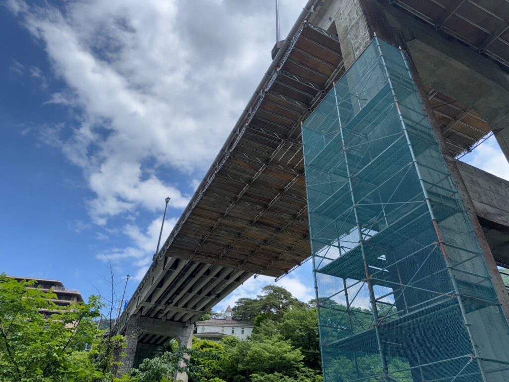 橋梁補修工事　１２１号鬼怒岩橋その１（道路メンテ）